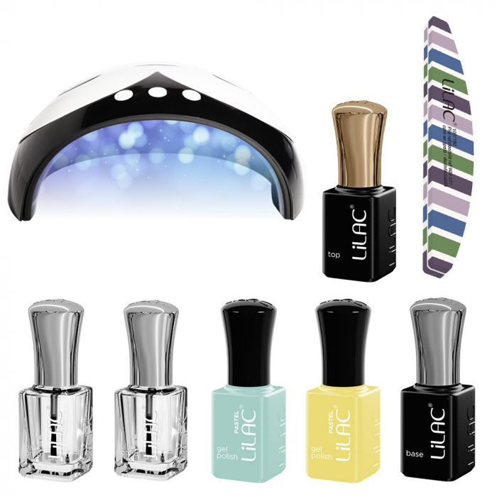Kit oja semipermanenta Lilac Pastel 6 oje L32 si L36 [3]