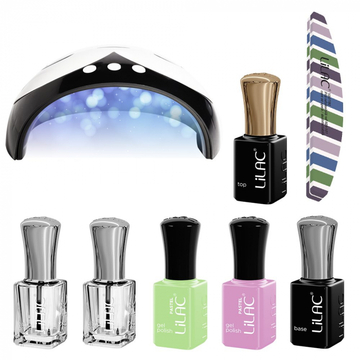 Kit oja semipermanenta Lilac Pastel 6 oje L38 si L35 [2]