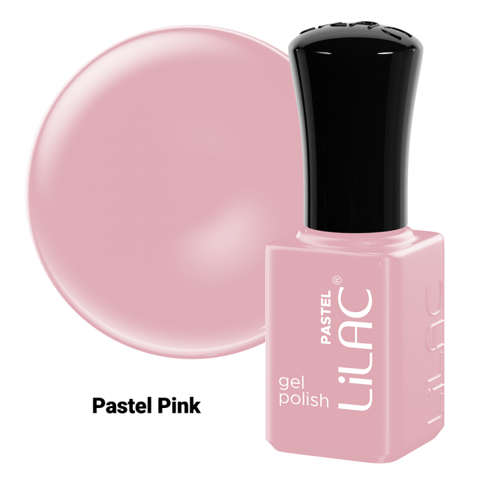 Kit oja semipermanenta Lilac, Pastel colors, 12 oje : 10 culori, base coat, top coat [2]