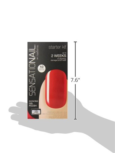 Kit oja semipermanenta Sensationail Starter Kit - Scarlet Red [2]