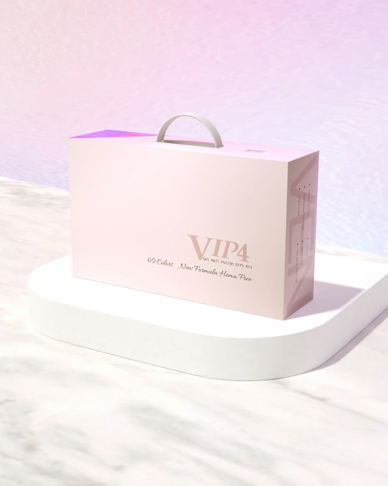 Kit oja semipermanenta Venalisa VIP 4, 60 culori, +Primer+ Base Coat + 3x Top Coat+ catalog culori [5]
