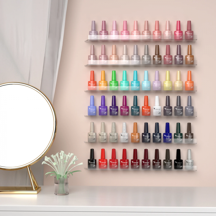 Kit oja semipermanenta Venalisa VIP 4, 60 culori, +Primer+ Base Coat + 3x Top Coat+ catalog culori [4]