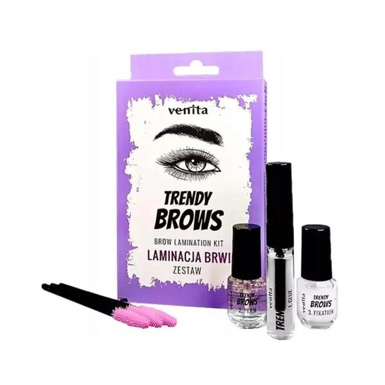 Kit profesional pentru laminarea sprancenelor VENITA Trendy Brows 16 ml [1]