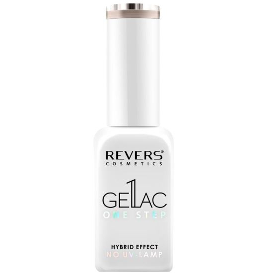 Lac de unghii Gellac 1 Step, Hybrid Effect, Non UV, Revers, 25 Crem nude, 10 ml [1]