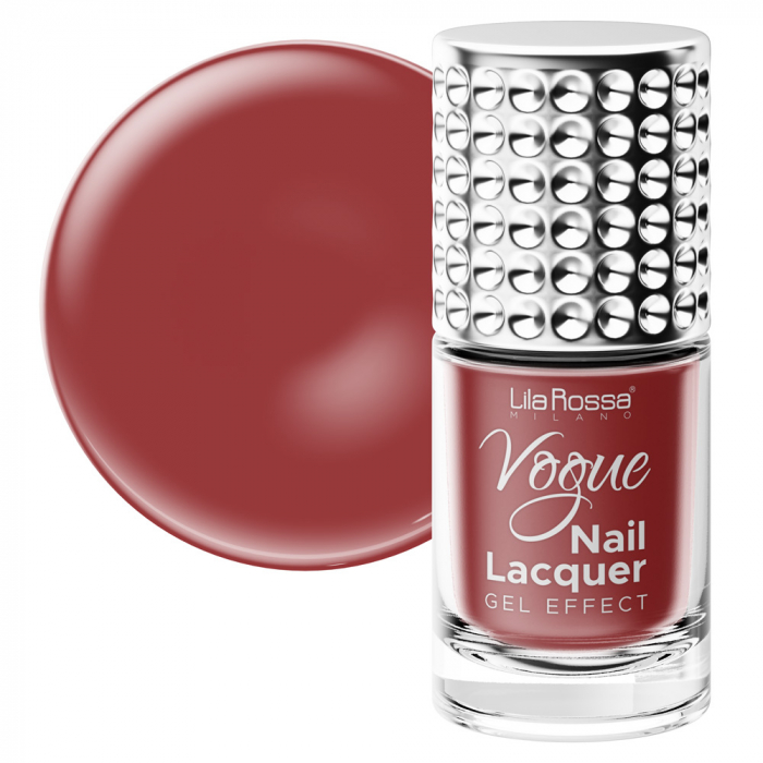 Lac de unghii, Lila Rossa, Vogue, gel effect, 10 ml, Brown [2]