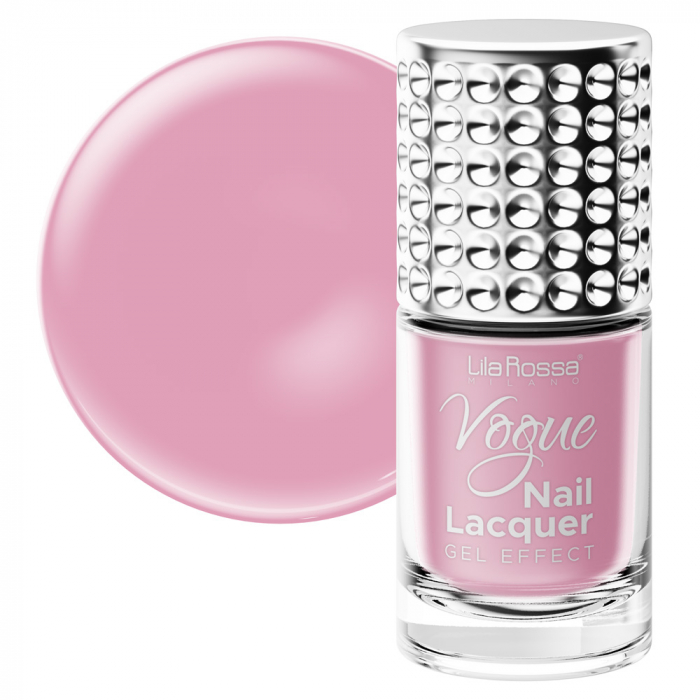 Lac de unghii, Lila Rossa, Vogue, gel effect, 10 ml, Pink [2]