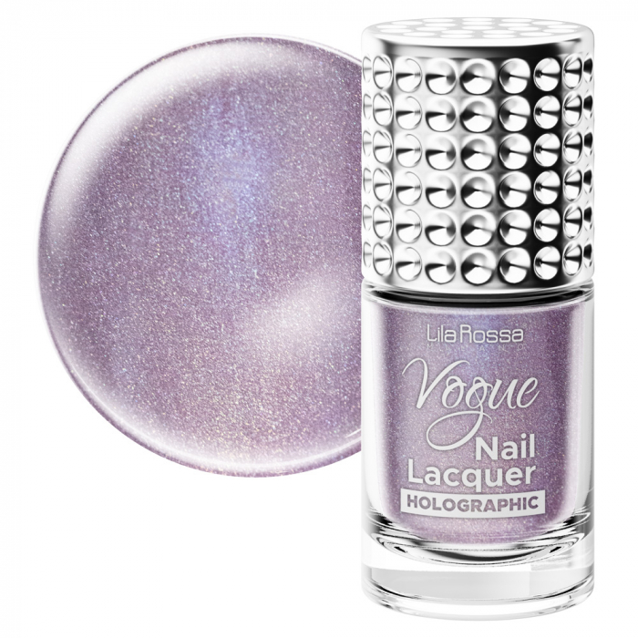 Lac de unghii, Lila Rossa, Vogue, Holographic, 10 ml, Sibelle [2]