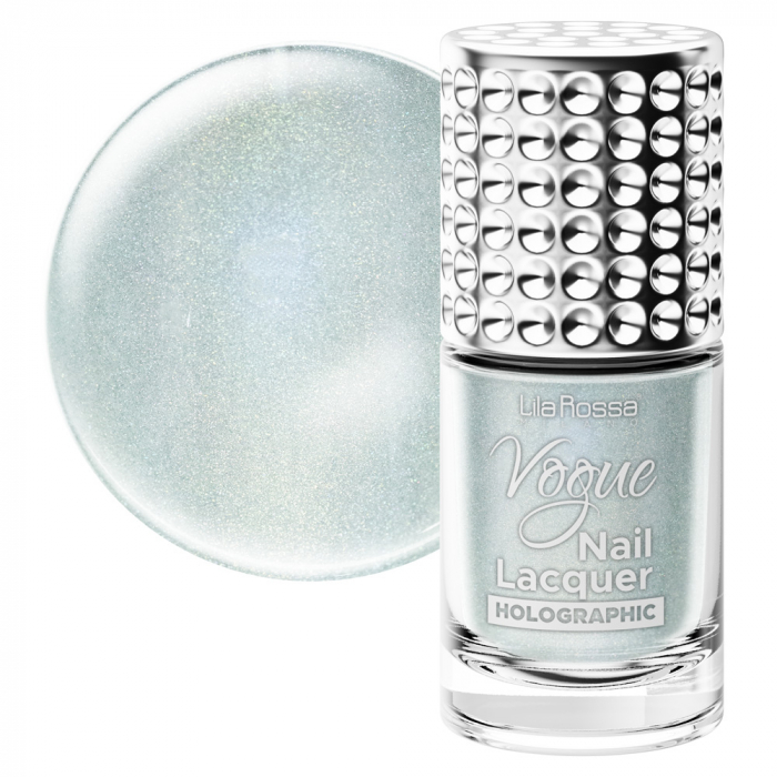 Lac de unghii, Lila Rossa, Vogue, Holographic, 10 ml, Rose Mary [2]