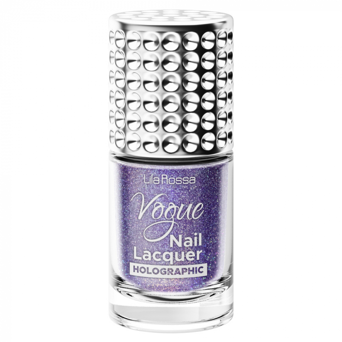 Lac de unghii, Lila Rossa, Vogue, Holographic, 10 ml, Aubrette [1]