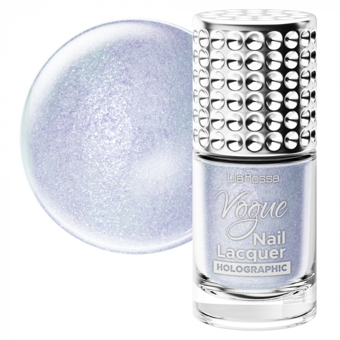 Lac de unghii, Lila Rossa, Vogue, Holographic, 10 ml, Olette [2]