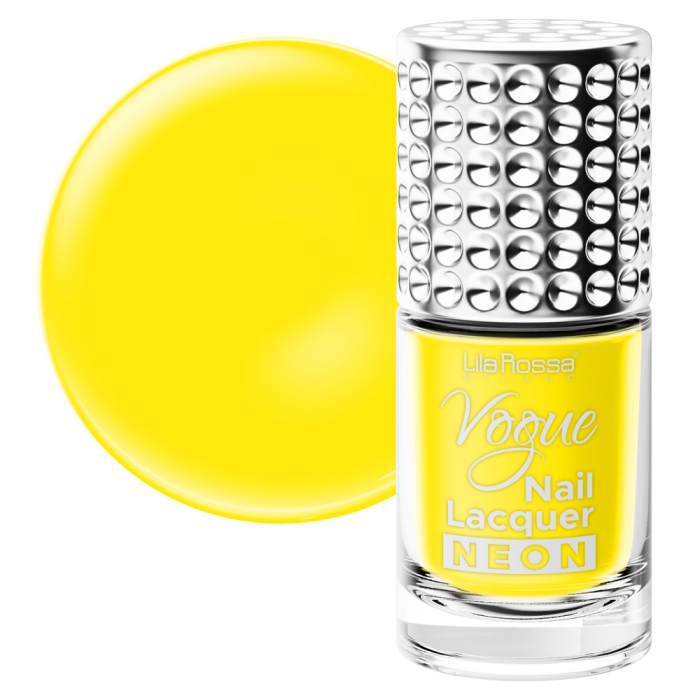 Lac de unghii, Lila Rossa, Vogue, Neon, 10 ml, Lemonade [2]
