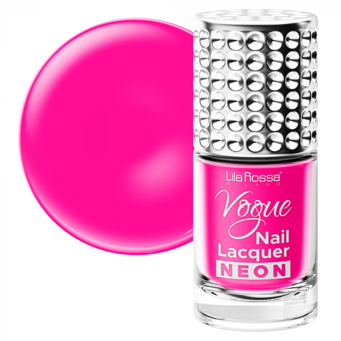 Lac de unghii, Lila Rossa, Vogue, Neon, 10 ml, Sandy [2]