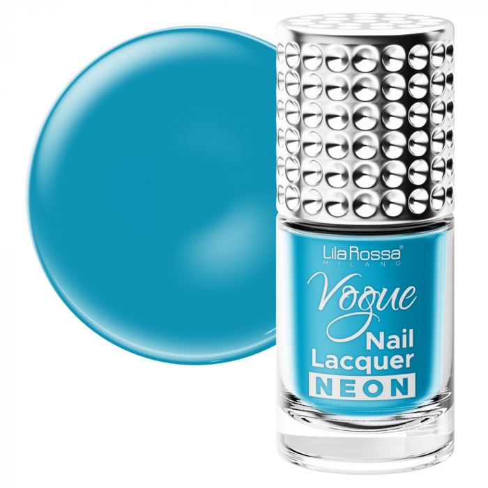 Lac de unghii, Lila Rossa, Vogue, Neon, 10 ml, Brezey [2]