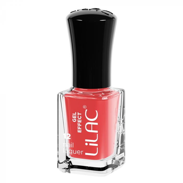 Lac de unghii Lilac, Gel Effect, 6 g, Deep Coral [2]