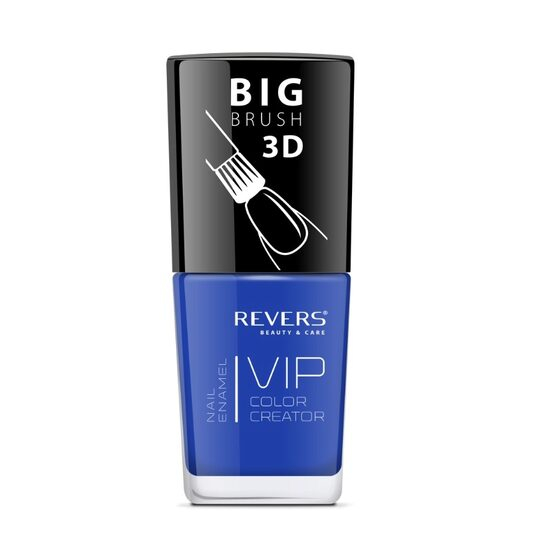 Lac de unghii Vip, 3D, Revers, albastru inchis, Lucios, 12 ml, Nr 082 - intens [1]