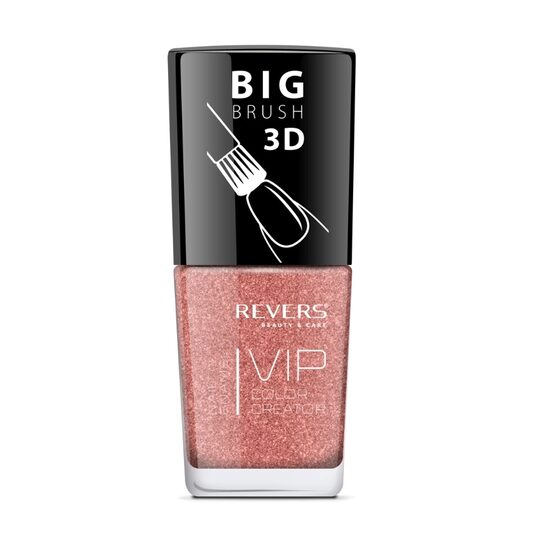 Lac de unghii Vip, 3D, Revers, crem, nude, sidefat, 12 ml, Nr 038 [1]