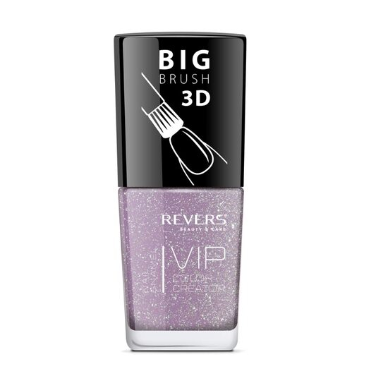 Lac de unghii Vip, 3D, Revers, mov, 12 ml, Nr 033 - sidefat [1]