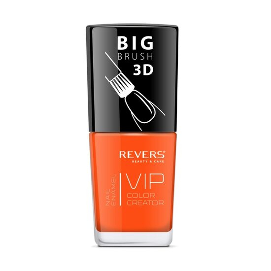 Lac de unghii Vip, 3D, Revers, portocaliu, Lucios, 12 ml, Nr 065 [1]