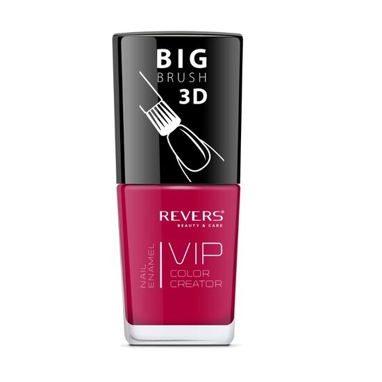 Lac de unghii Vip, 3D, Revers, rosu, 12 ml, Nr 015 - Lucios [1]