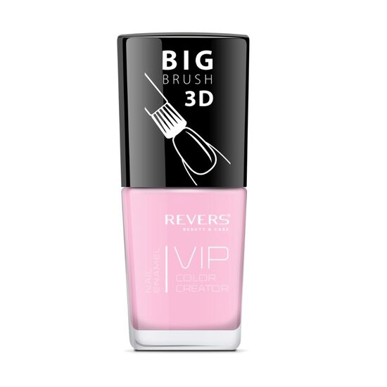 Lac de unghii Vip, 3D, Revers, roz nude, Lucios, 12 ml, Nr 025 [1]
