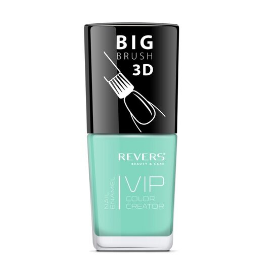 Lac de unghii Vip, 3D, Revers, verde, 12 ml, Nr 058 - Lucios [1]