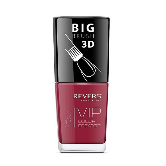 Lac de unghii Vip, 3D, Revers, visiniu, Lucios, 12 ml, Nr 104 [1]