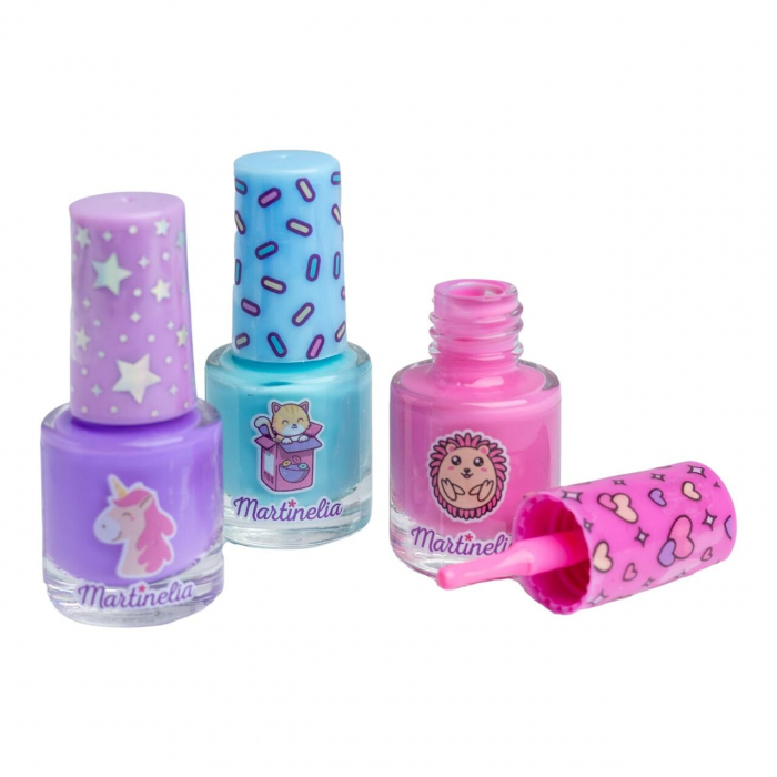 Lac de unghii World, Set de 3 bucati, 35075, Martinelia 4ml [3]