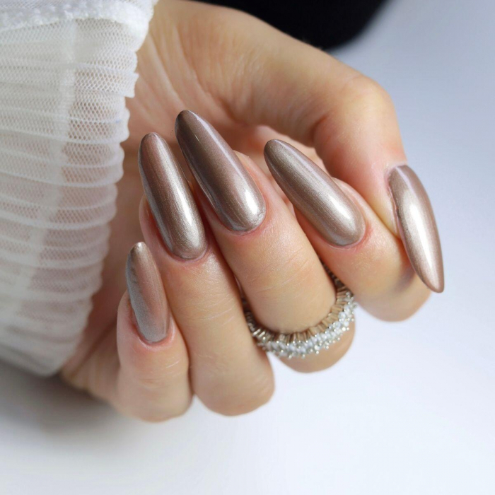 Lac unghii Chrome Effect CH08 Copper Glam Wild & Mild 12ml [2]