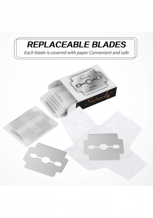 Lame brici pentru bataturi calcaie din metal 100 rezerve [3]