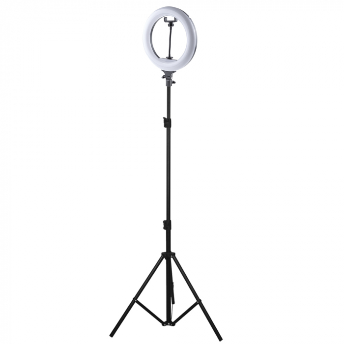 Lampa circulara, ring light, Lila Rossa, pentru cosmetica, 13 inch [4]