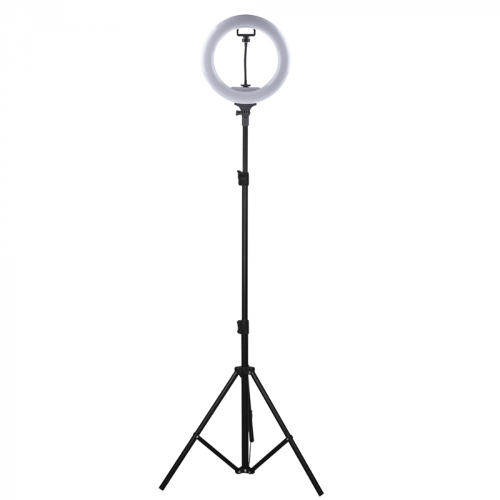 Lampa circulara, ring light, Lila Rossa, pentru cosmetica, 13 inch [3]