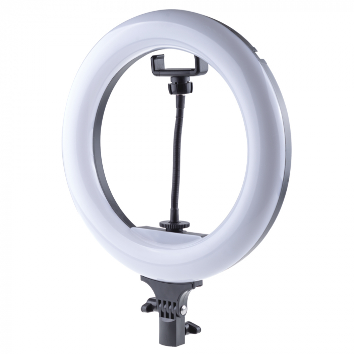 Lampa circulara, ring light, Lila Rossa, pentru cosmetica, 13 inch [2]