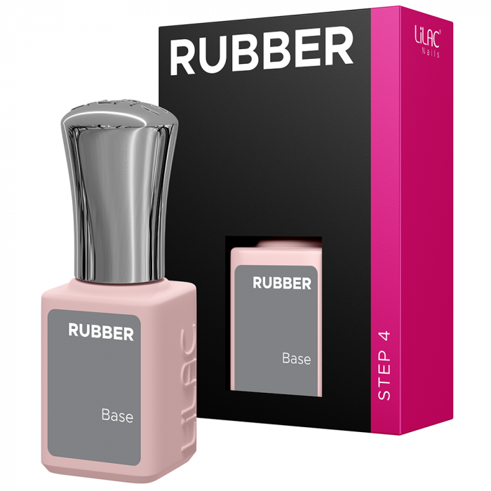 Lilac Rubber Base baza pentru oja semipermanenta, 6g [2]