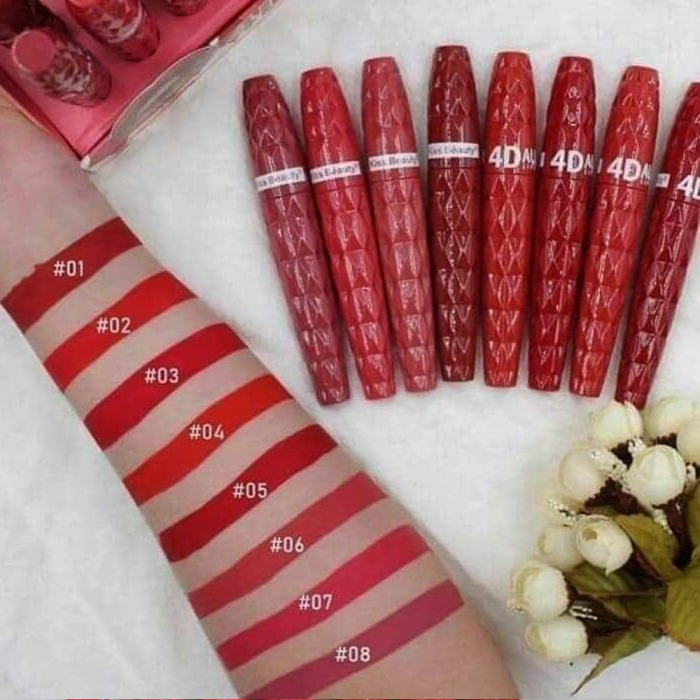 Luciu de buze 4D, de lunga durata, Allure, Kiss Beauty, nuanta 07 [2]