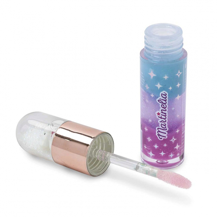 Luciu de buze cu aroma de fructe si efect Glitter, Snowball Bear, fetite, 5.8ml, Martinelia [2]