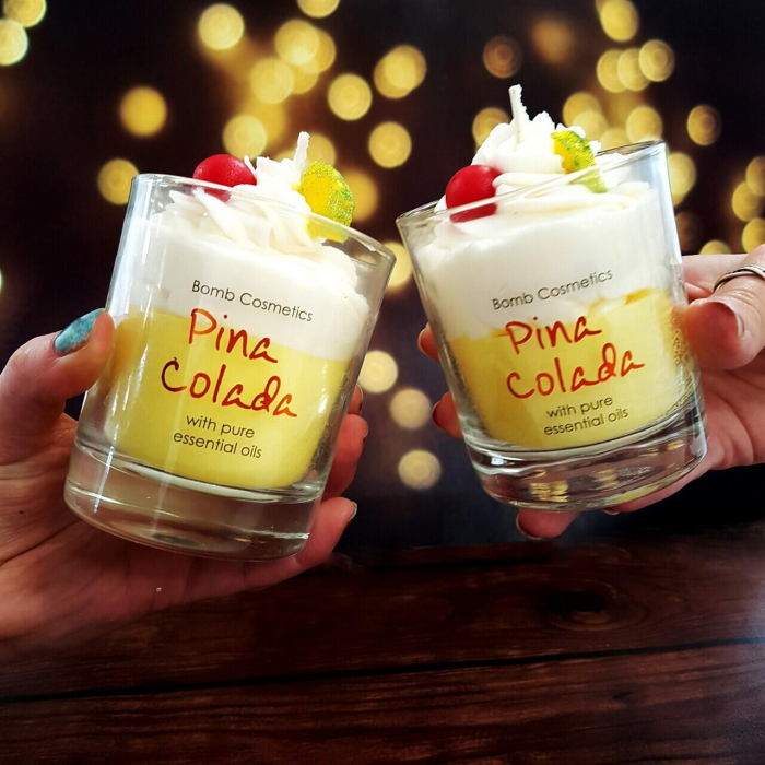 Lumanare parfumata 160g Pina Colada Piped Candle, Bomb Cosmetics [8]
