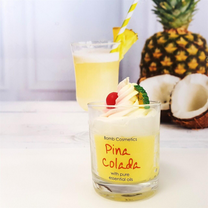 Lumanare parfumata 160g Pina Colada Piped Candle, Bomb Cosmetics [5]
