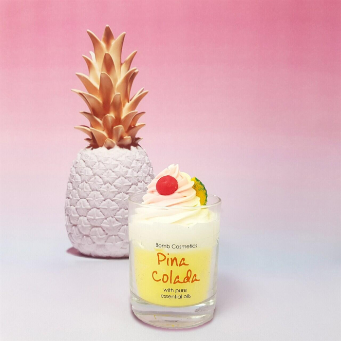 Lumanare parfumata 160g Pina Colada Piped Candle, Bomb Cosmetics [6]