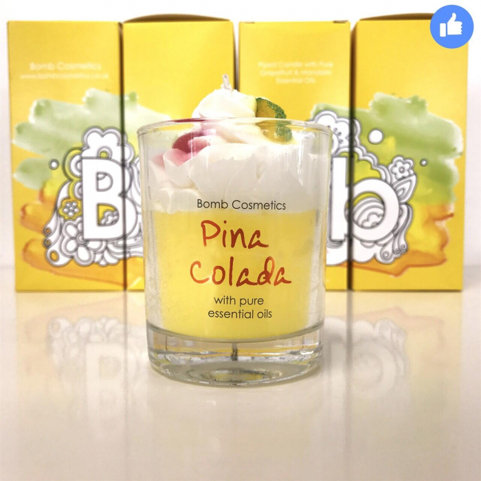 Lumanare parfumata 160g Pina Colada Piped Candle, Bomb Cosmetics [2]