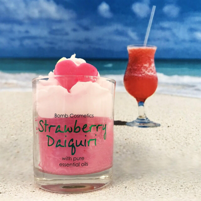 Lumanare parfumata 160g Strawberry Daiquiri Piped Candle, Bomb Cosmetics [3]
