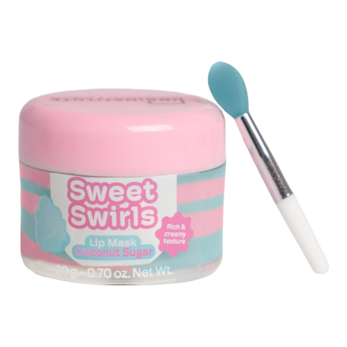 Mască de noapte pentru buze Swirly Night – Coconut Sugar, Idc Institute , 68341, 20g [3]