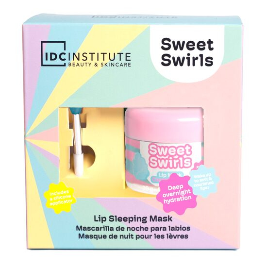 Mască de noapte pentru buze Swirly Night – Coconut Sugar, Idc Institute , 68341, 20g [1]