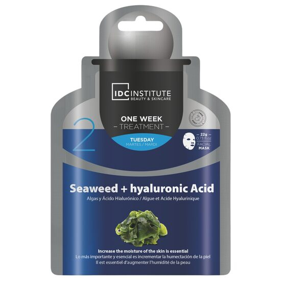 Masca faciala cu Alge marine + Acid Hyaluronic, IDC Institute, 30901, 22 gr [1]