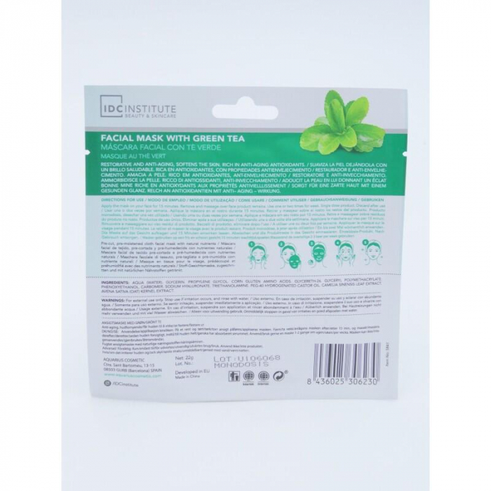 Masca faciala cu extract de ceai verde, IDC Institute 5841, 22 g [3]