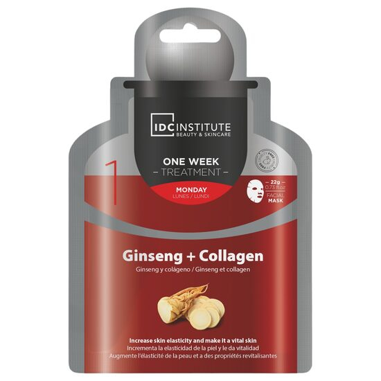 Masca faciala One Week cu Ginseng + Collagen, IDC Institute, 30900, 22gr [1]