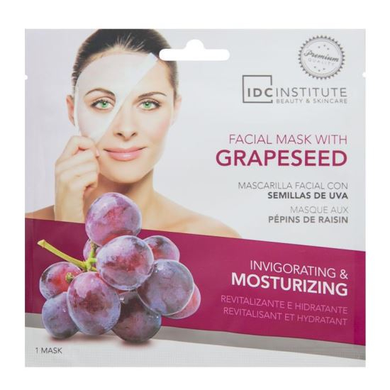 Masca faciala cu seminte de struguri pentru revitalizare si hidratare IDC Institute 5889, 22g [1]