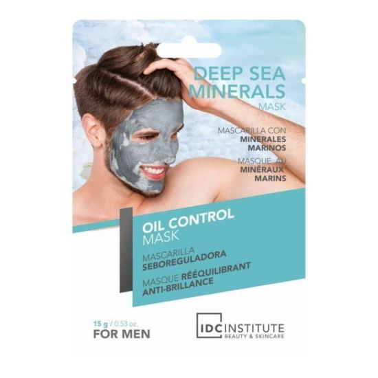 Masca faciala pentru barbati Oil Control cu musetel si minerale de la Marea Moarta, IDC Institute 3439, 15 g [1]