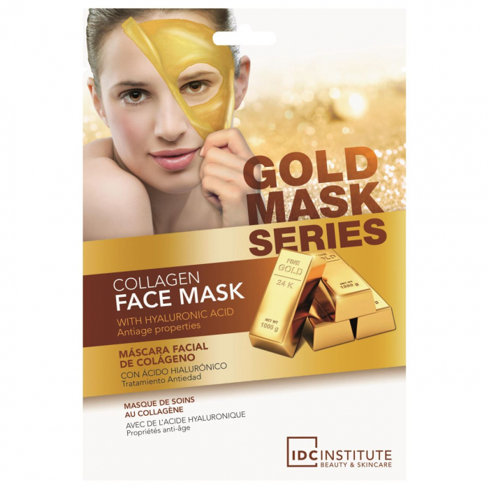 Masca faciala cu efect de stralucire si anti-imbatranire Gold collagen IDC Institute 3422 [2]