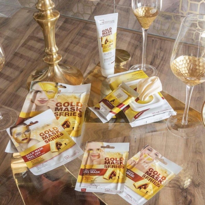 Masca faciala peel-off cu efect de stralucire si anti-imbatranire Gold collagen IDC Institute 3430, 15 g [3]