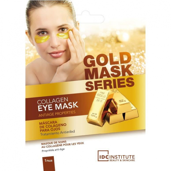 Masca pentru ochi cu efect de stralucire si anti-imbatranire Gold Collagen IDC Institute 3420, 8 g [2]